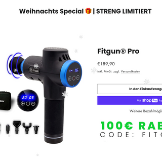 Massagepistole Weihnachtsgeschenk